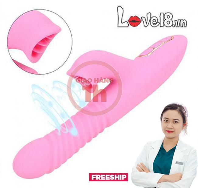  Đại lý Dụng cụ massage điểm G và âm vật đa năng Dibe – Rung ngoáy thụt liếm sưởi ấm  giá tốt 