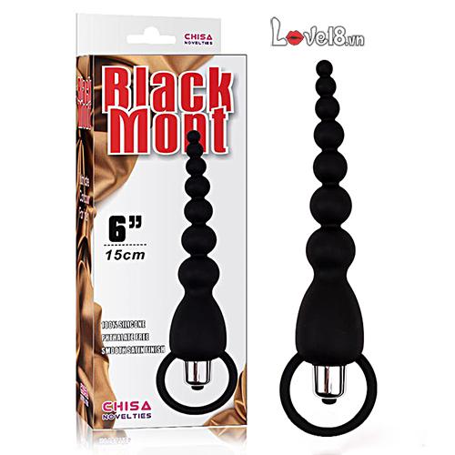 Cây rung hậu môn siêu mềm Black Mont