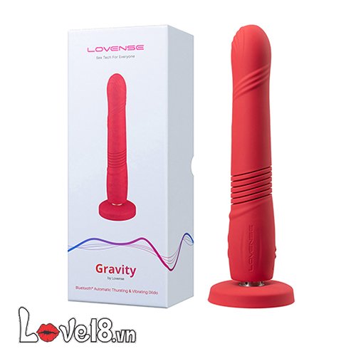 Dương vật giả tự động rung thụt Lovense Gravity – Điều khiển qua app