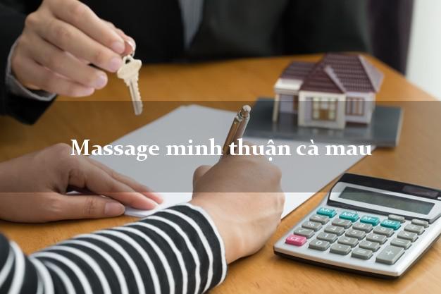 Massage minh thuận cà mau