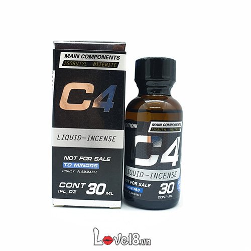 Popper C4 Long Lasting 30 ml kéo dài đam mê khó cưỡng