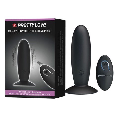 Que rung kích thích hậu môn 12 chế độ rung điều khiển từ xa dùng sạc - Pretty Love Remote