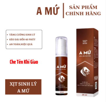 Thuốc xịt cương dương A Mứ chống xuất tinh sớm kéo dài thời gian lâu ra