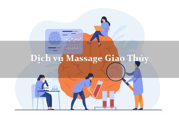 Dịch vụ Massage Giao Thủy Nam Định tại nhà