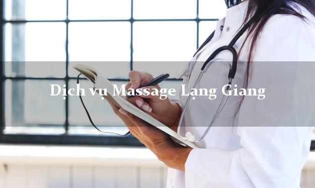 Dịch vụ Massage Lạng Giang Bắc Giang tận nơi