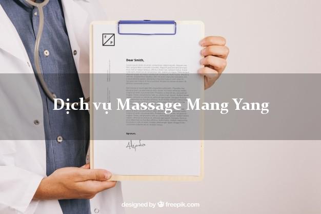 Dịch vụ Massage Mang Yang Gia Lai AZ