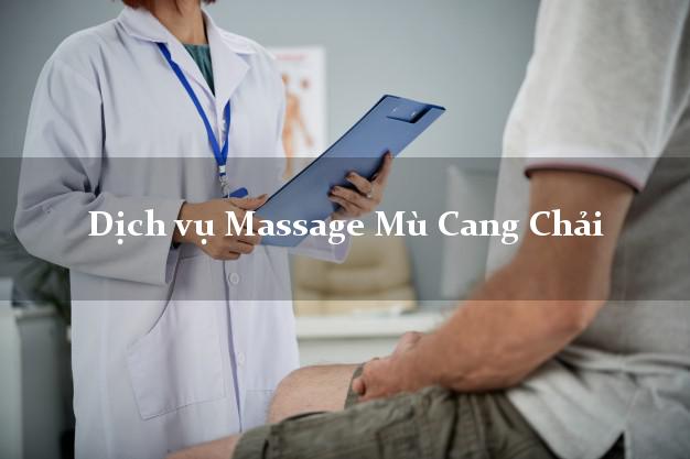 Dịch vụ Massage Mù Cang Chải Yên Bái giá rẻ