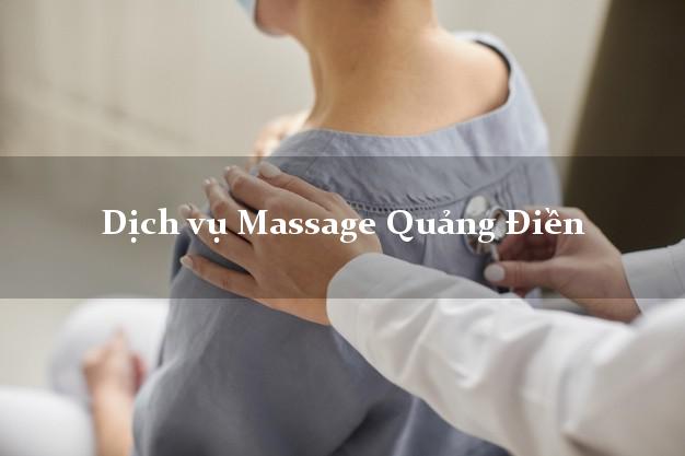 Dịch vụ Massage Quảng Điền Thừa Thiên Huế uy tín
