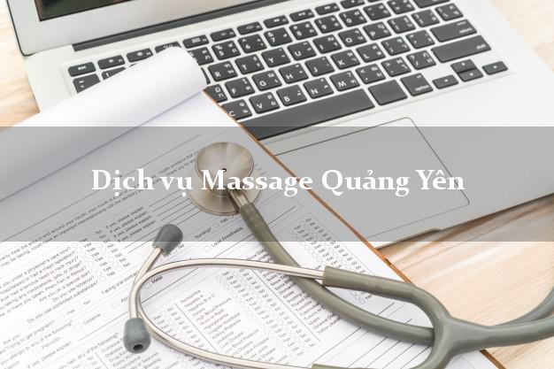 Dịch vụ Massage Quảng Yên Quảng Ninh tại nhà