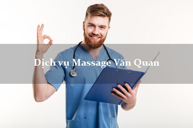 Dịch vụ Massage Văn Quan Lạng Sơn tại nhà