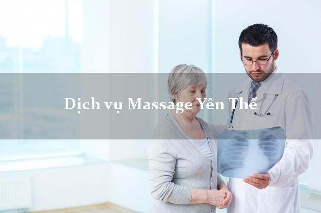 Dịch vụ Massage Yên Thế Bắc Giang uy tín