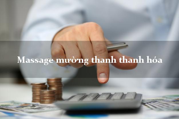 Massage mường thanh thanh hóa