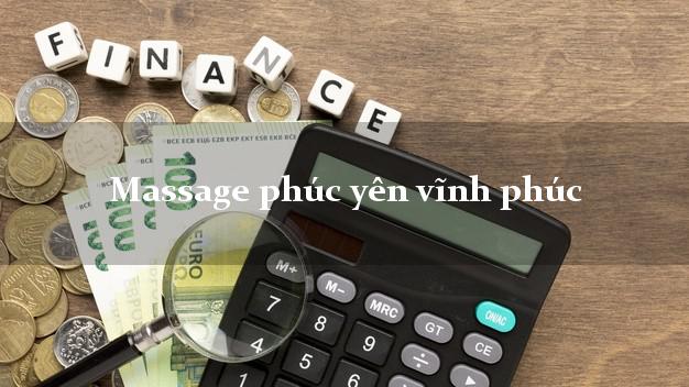 Massage phúc yên vĩnh phúc