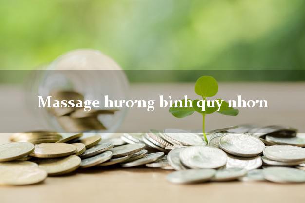 Massage hương bình quy nhơn