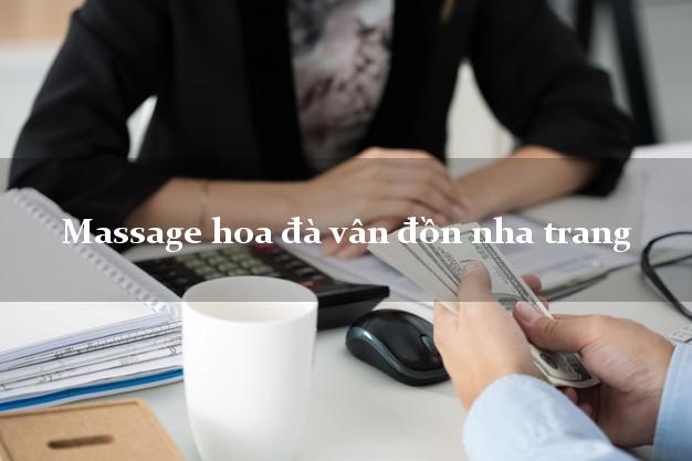 Massage hoa đà vân đồn nha trang