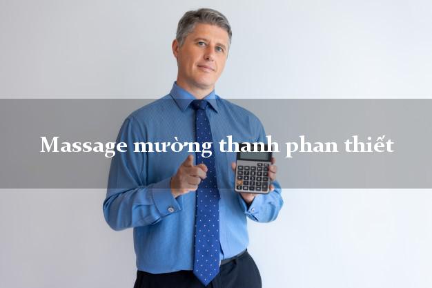 Massage mường thanh phan thiết