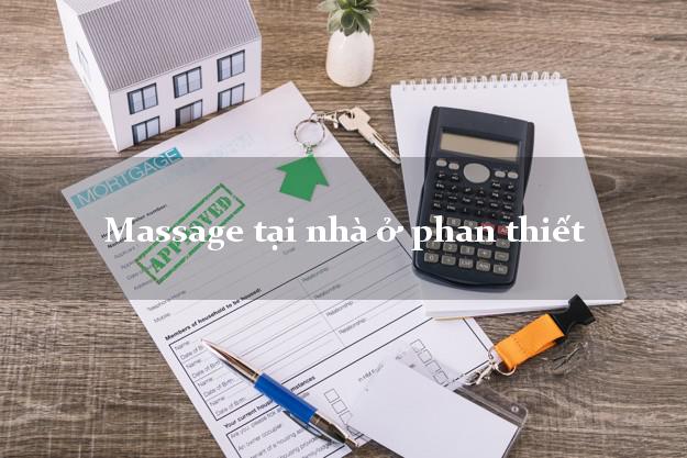 Massage tại nhà ở phan thiết