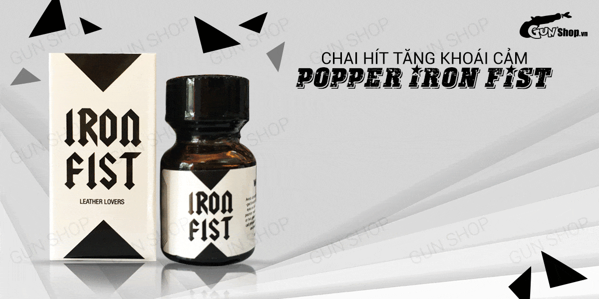Popper Iron Fist 10ml Mỹ USA chính hãng kích thích cực mạnh
