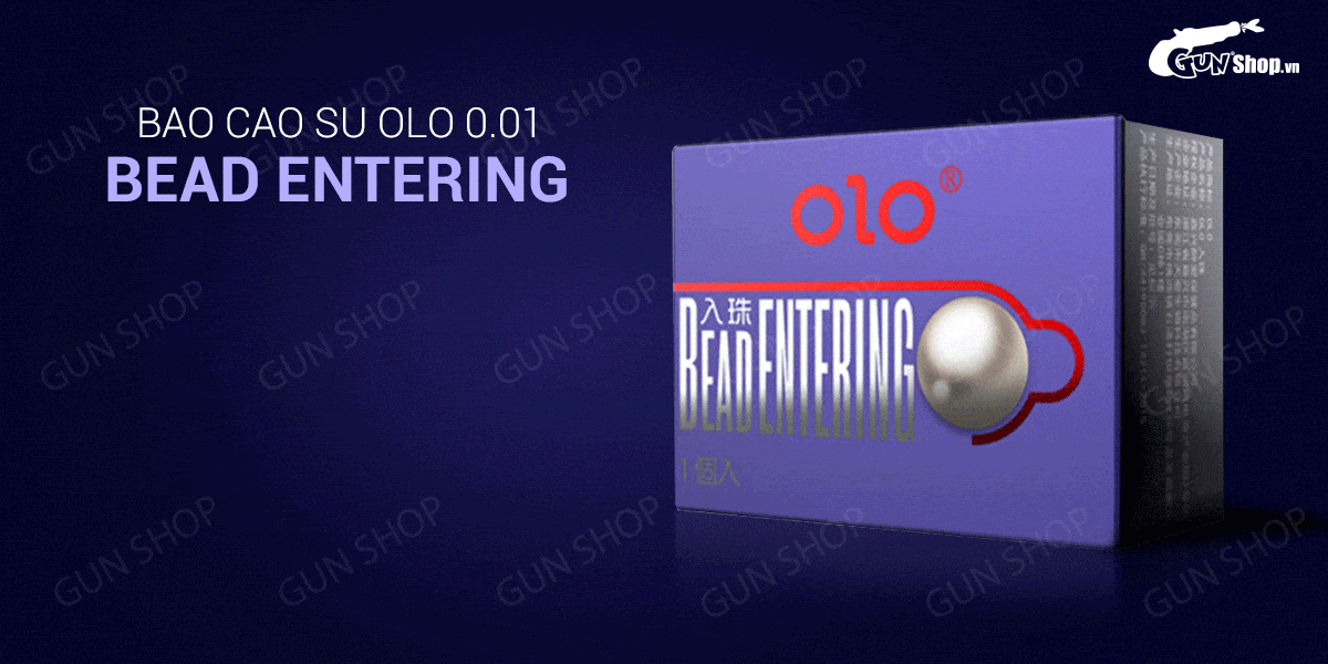 Bao cao su siêu mỏng OLO 0.01 bi silicon tăng kích thước 3cm 10 cái