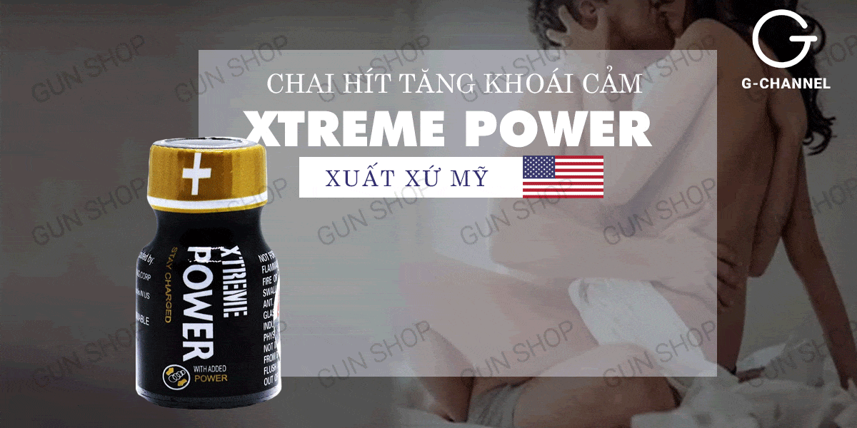 Popper Xtreme Power 10ml Mỹ chính hãng tăng khoái cảm mạnh mẽ