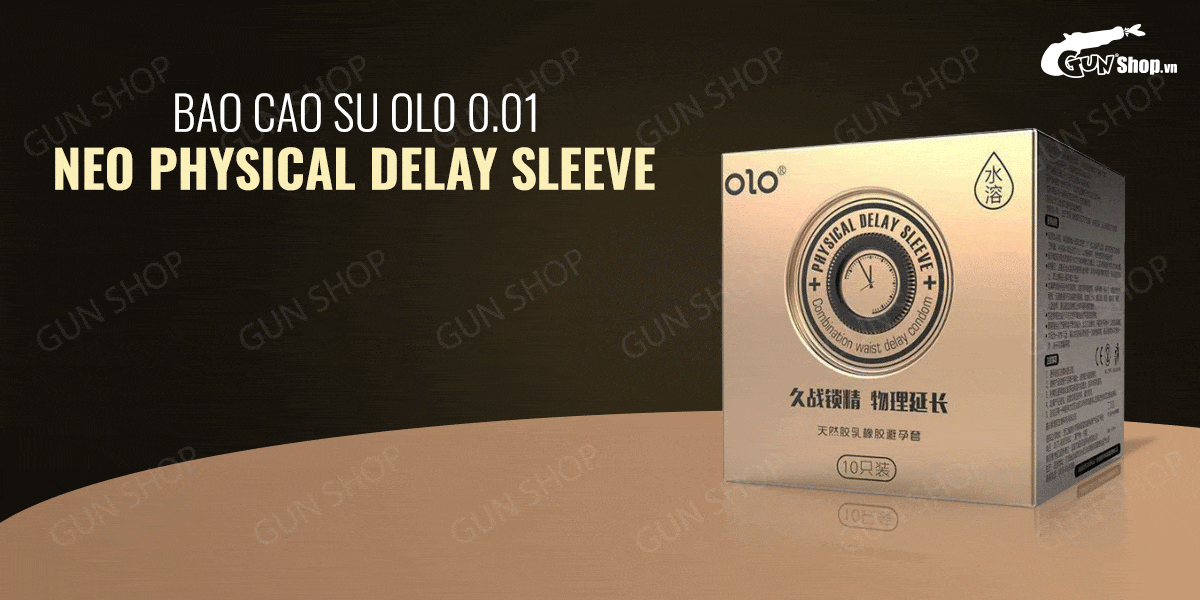 Bao cao su OLO 0.01 siêu mỏng gân gai kéo dài thời gian quan hệ