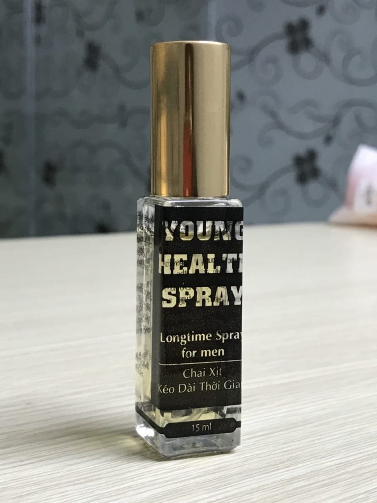 Chai Xịt Young Health Bạc kéo dài thời gian xuất tinh sớm