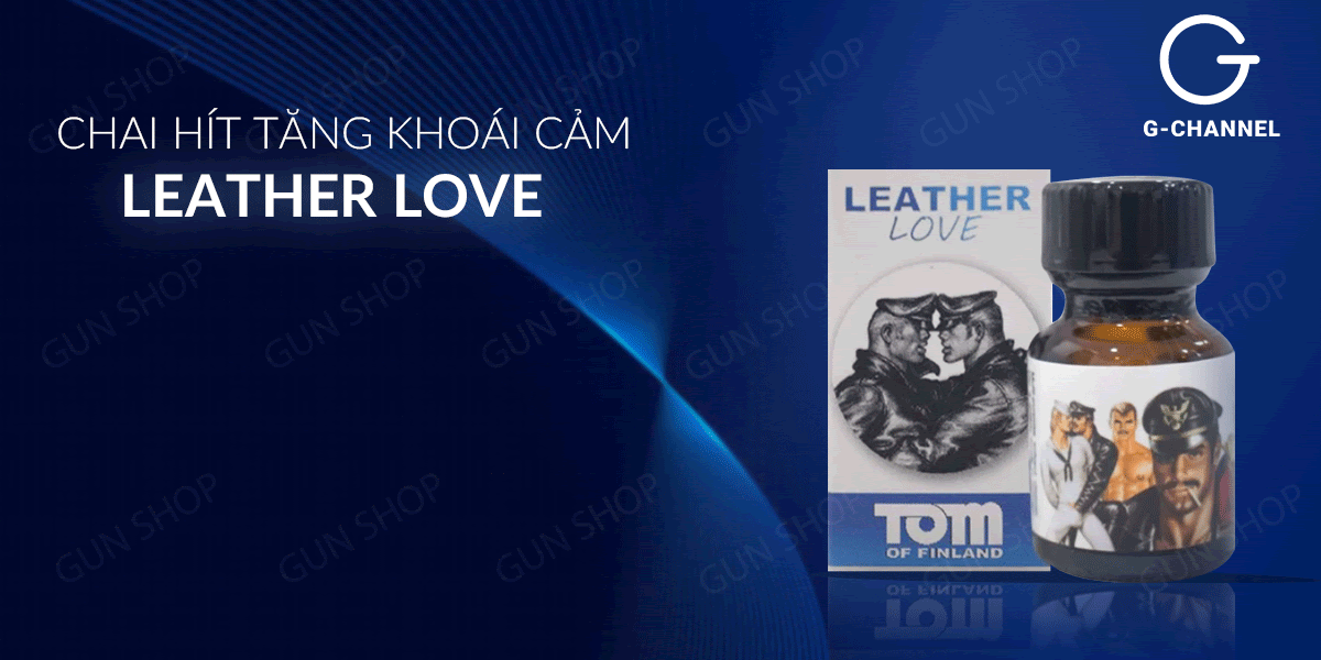 Popper Tom Of Finland Leather Love 10ml kích thích mạnh mẽ, chuẩn dây da