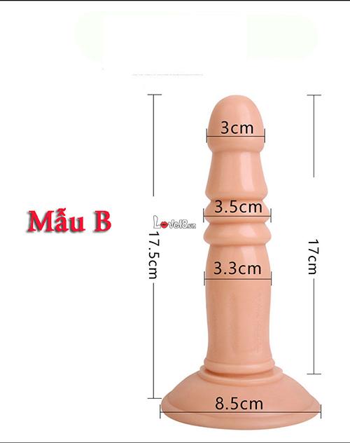 Butt Plug Hít Tường Size Lớn Siêu Thoải Mái Tăng Khoái Cảm