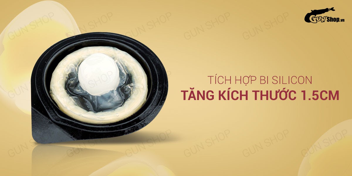 Bao cao su OLO 0.01 siêu mỏng có bi tăng kích thước kích thích