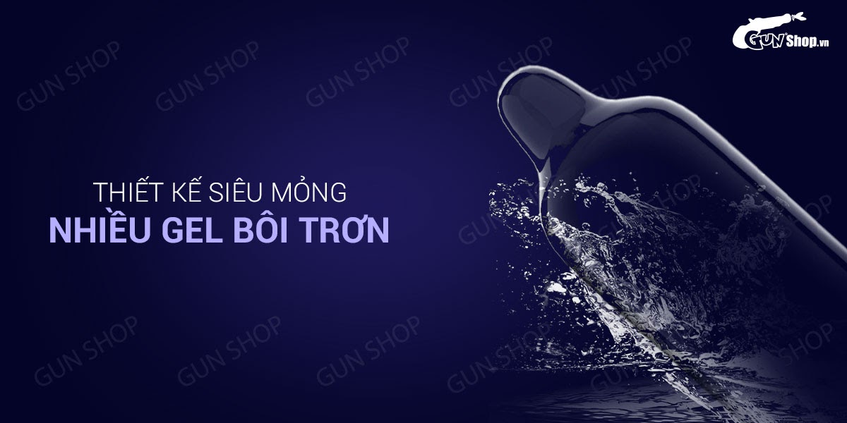 Bao cao su siêu mỏng OLO 0.01 bi silicon tăng kích thước 3cm 10 cái