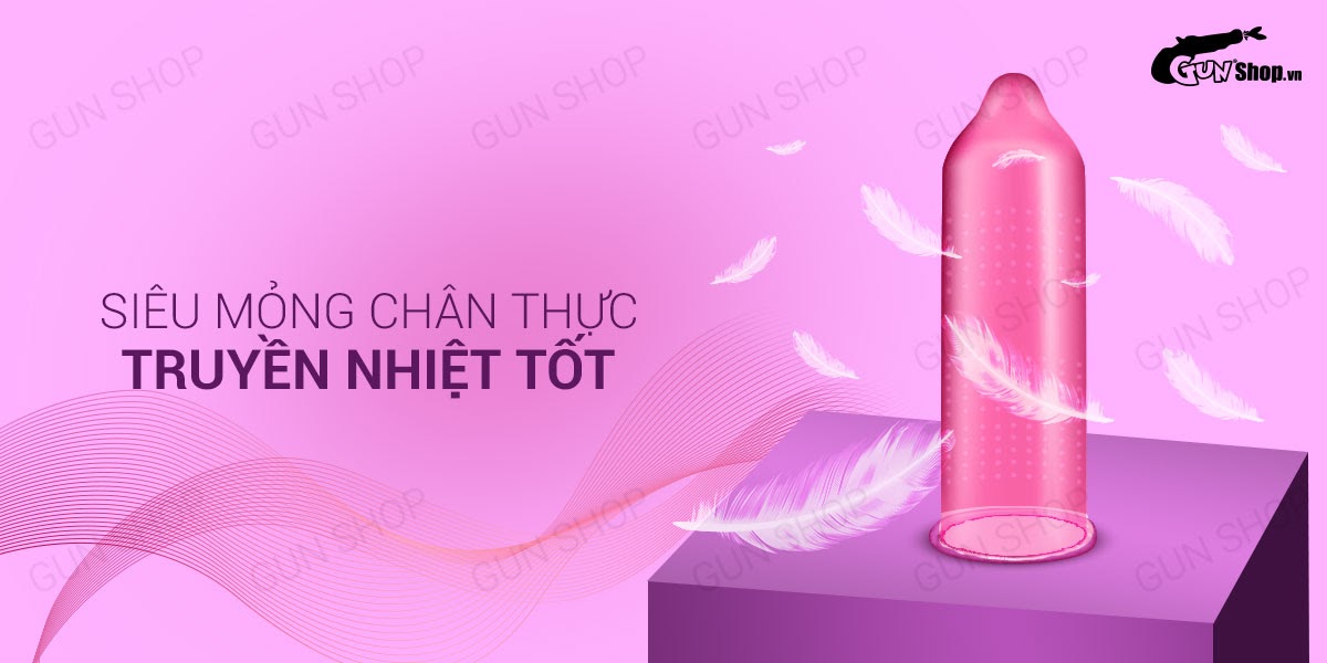  Bỏ sỉ Bao cao su OLO 0.01 Climax Ha For Women - Siêu mỏng dưỡng ẩm gai li ti - Hộp 10 cao cấp