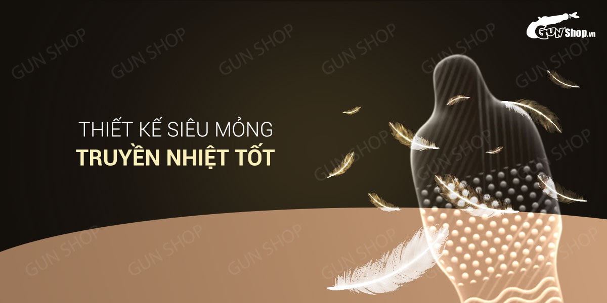 Bao cao su OLO 0.01 siêu mỏng gân gai kéo dài thời gian quan hệ