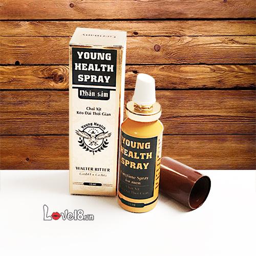 Chai Xịt Nhân Sâm Young Health hỗ trợ tăng cường sinh lý hiệu quả