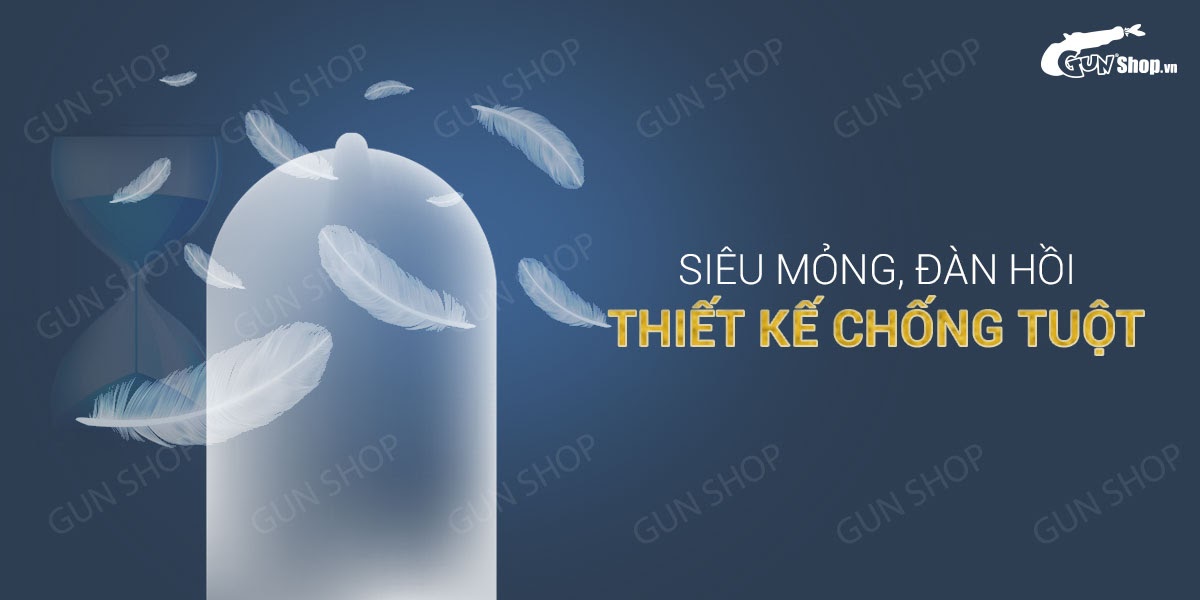 Bao cao su OLO 0.01 Đồng Hồ Xanh kéo dài hương vani hộp 10
