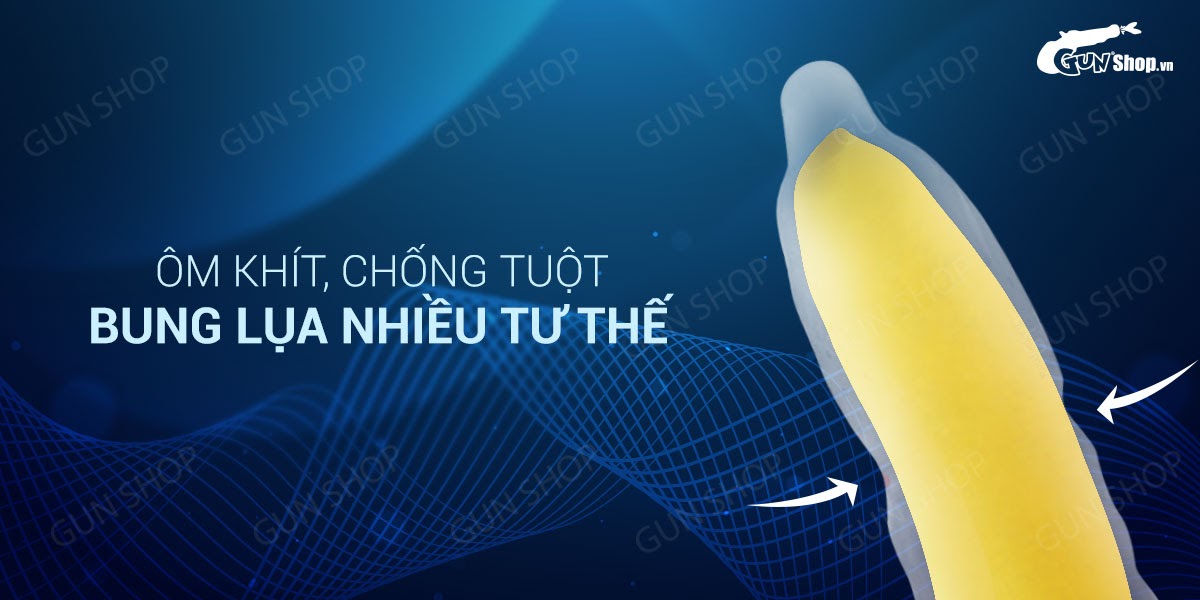 Bao cao su OLO 0.01 siêu mỏng gel bôi trơn hộp 10 cái siêu êm