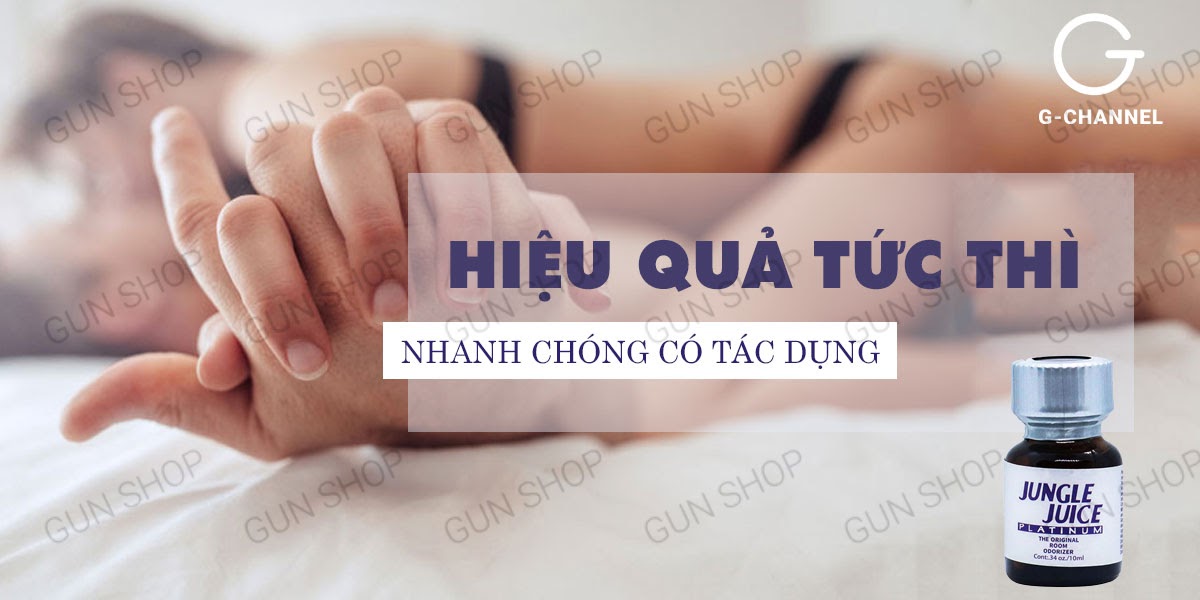 Popper Jungle Juice Platinum 10ml Tăng Khoái Cảm Khi Quan Hệ
