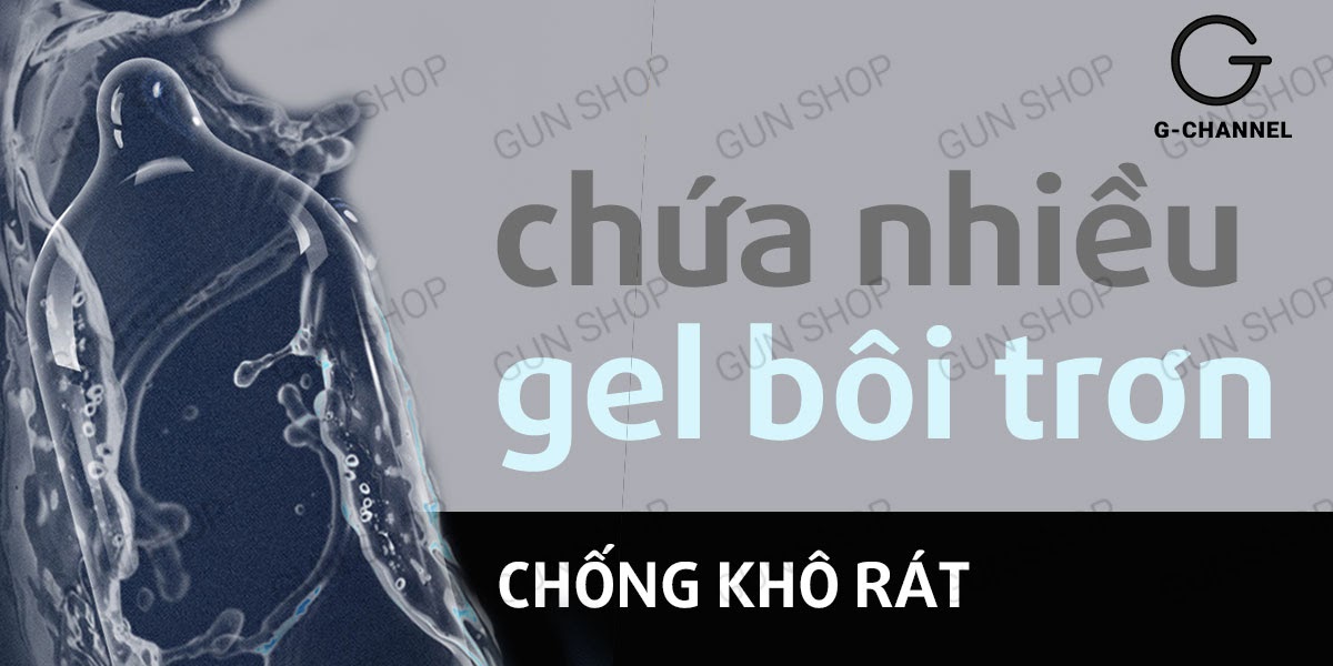 Bao cao su Kimono Xám siêu mỏng 0.03mm hộp 12 cái chất lượng