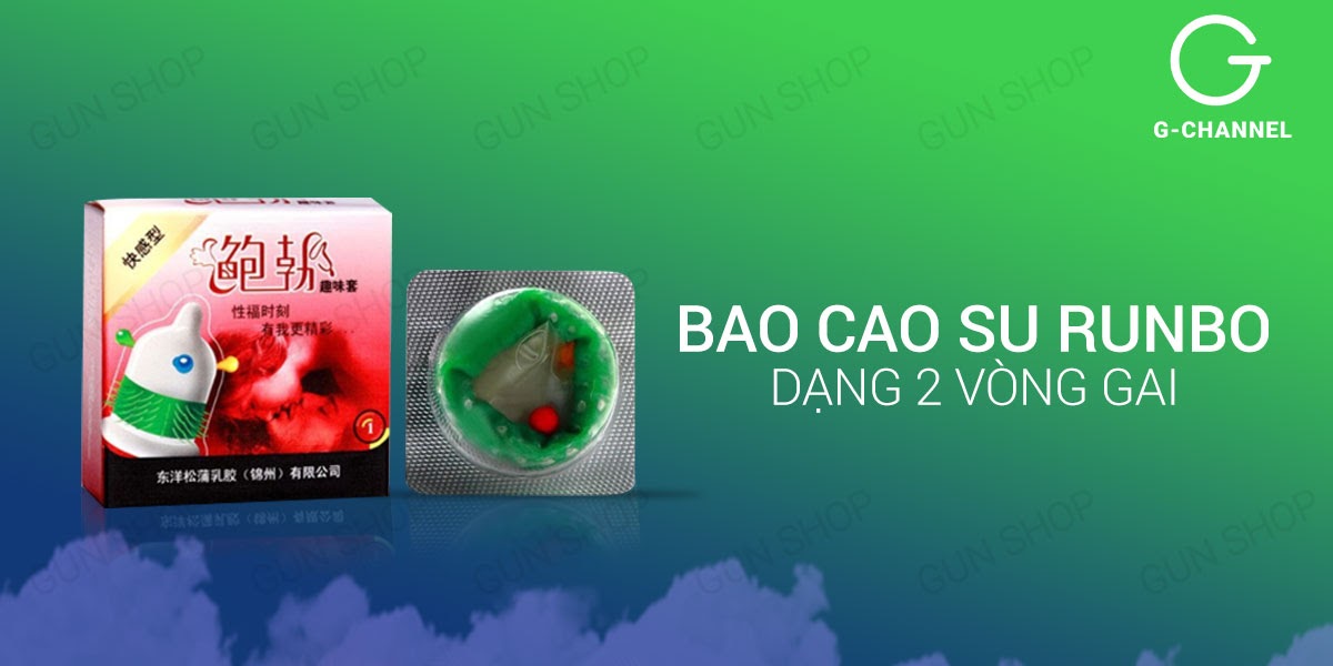 Bộ 3 hộp bao cao su Runbo gân gai lớn Siêu kích thích an toàn Bộ 3 hộp bao cao su Runbo gân gai lớn Siêu kích thích an toàn