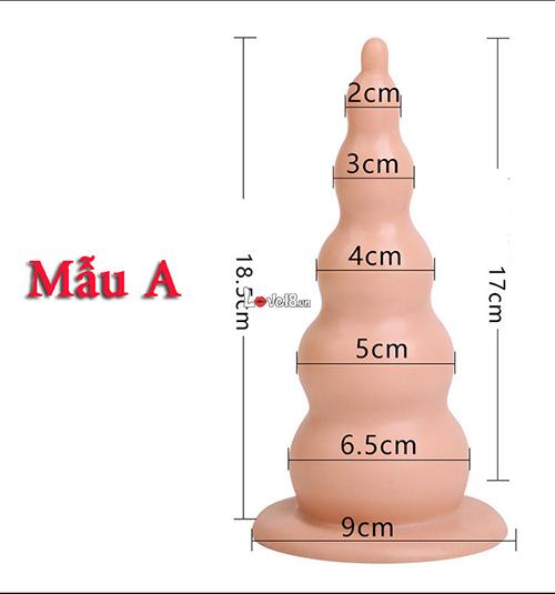 Butt Plug Hít Tường Size Lớn Siêu Thoải Mái Tăng Khoái Cảm