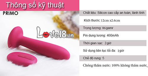 Máy Massage Hậu Môn Svakom Primo Điểm G Sưởi Ấm Kích Thích