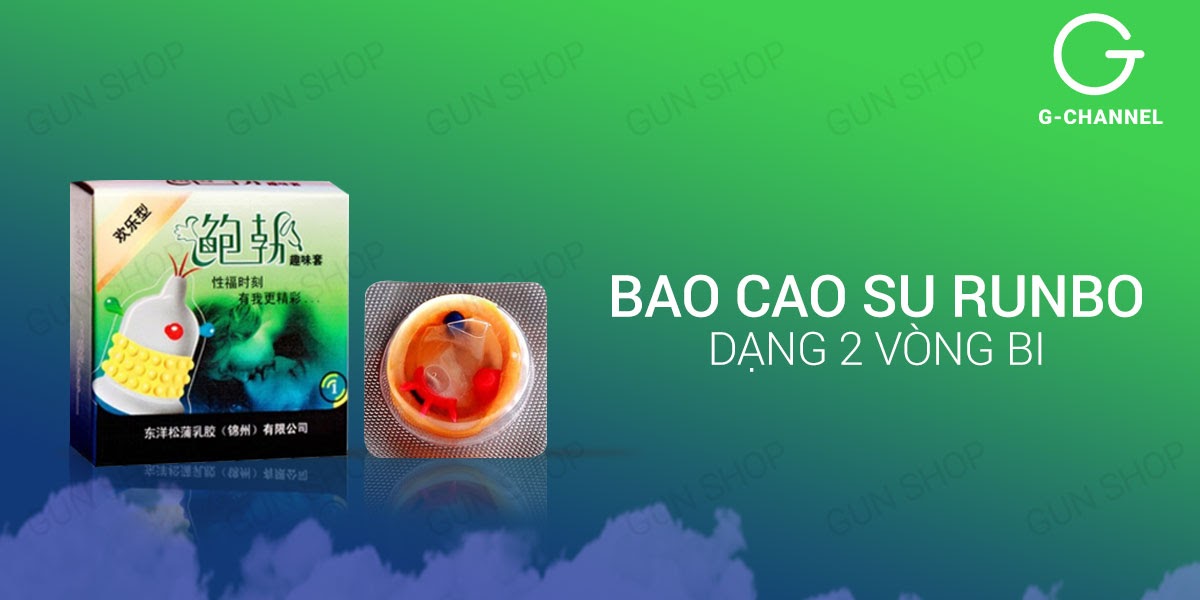 Bộ 3 hộp bao cao su Runbo gân gai lớn Siêu kích thích an toàn Bộ 3 hộp bao cao su Runbo gân gai lớn Siêu kích thích an toàn