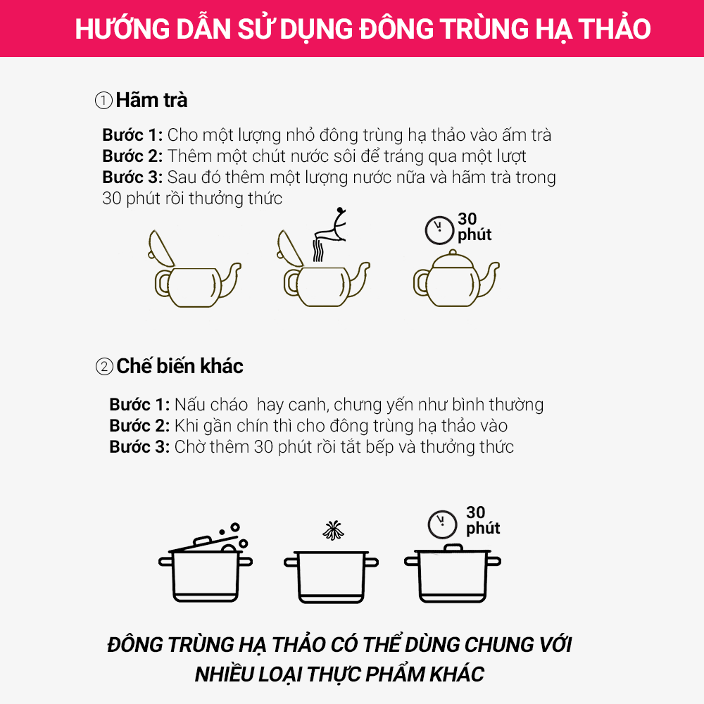 Đông trùng hạ thảo Toro sấy thăng hoa tăng sinh lý bồi bổ sức khỏe