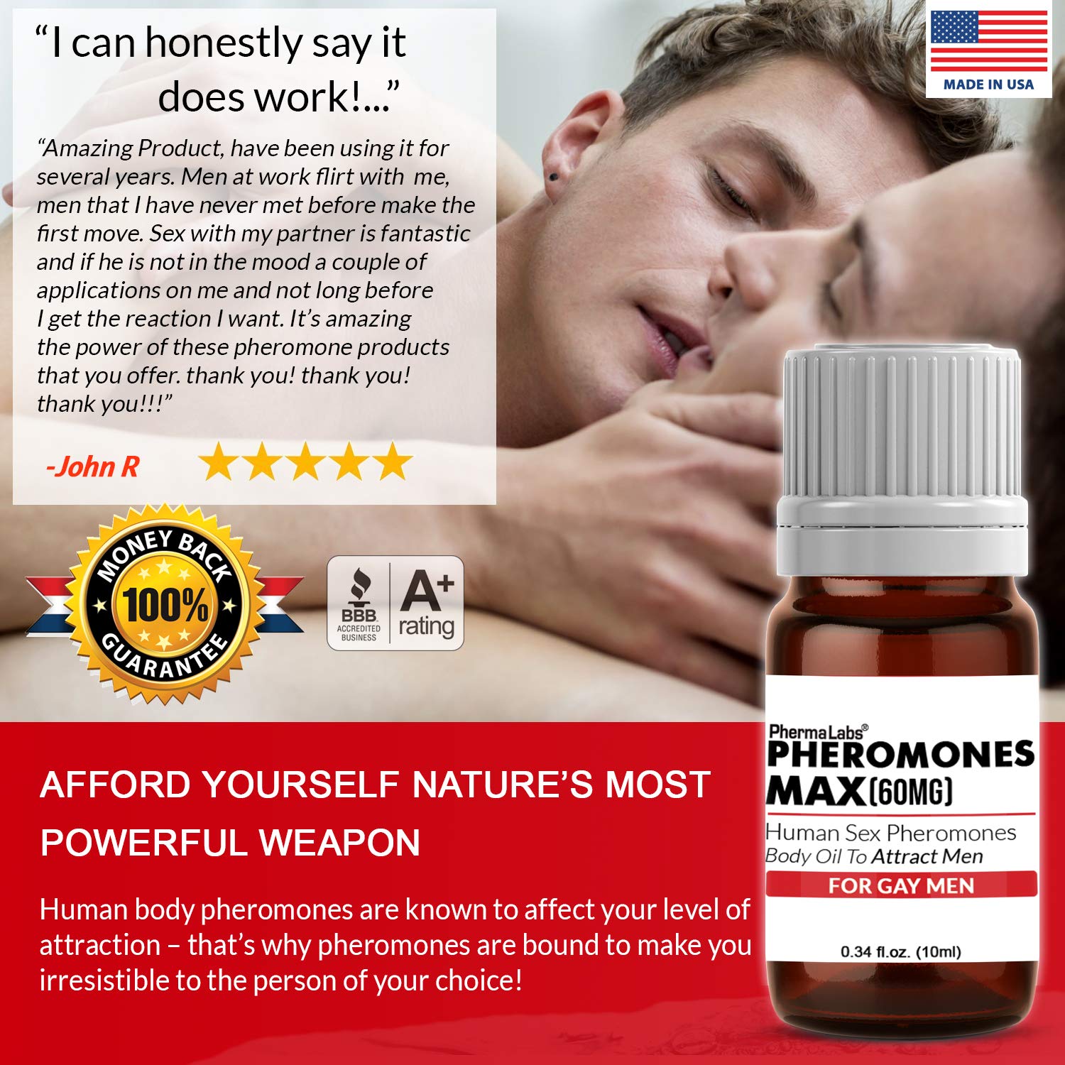 PhermaLabs Gay Kích Thích Nam Giới Hương Mỹ Tăng Hấp Dẫn Sức Mạnh