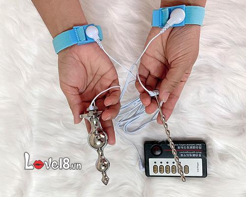 Bộ Mát Xa Điện Hậu Môn Kim Loại Cao Cấp Kích Thích Sinh Lý Nam