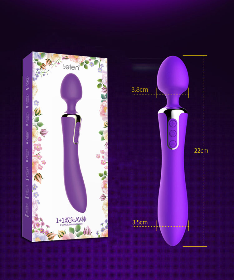 Chày Rung Hai Đầu Leten Felisa Sưởi Ấm Cao Cấp Bảo Hành 7 Ngày