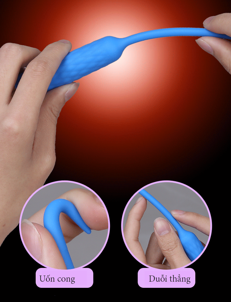 Dụng Cụ Kích Thích Niệu Đạo Rung Cao Cấp Leten Sảng Khoái