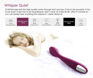 Thanh Rung Svakom Keri Chính Hãng - Kích Thích Âm Đạo Mạnh Mẽ