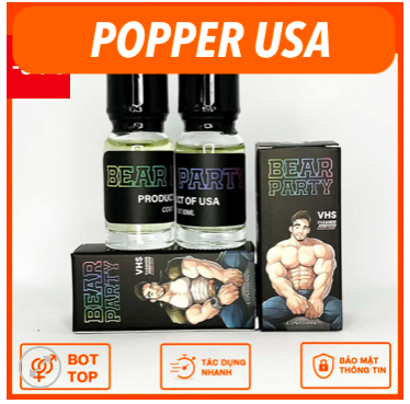 Popper Bear Party 10ml Giá Tốt Hương Thơm Mạnh Mẽ Mua Ngay