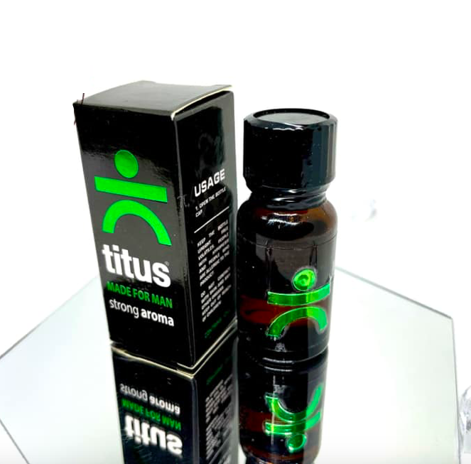 Popper Titus Green 10ml hương thơm mạnh mẽ kích thích mua ngay