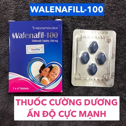 Phân phối Walenafil 100 cường dương Walenafil-100 Sildenafil trị xuất tinh sớm tăng sinh lý kéo dài thời gian tốt nhất